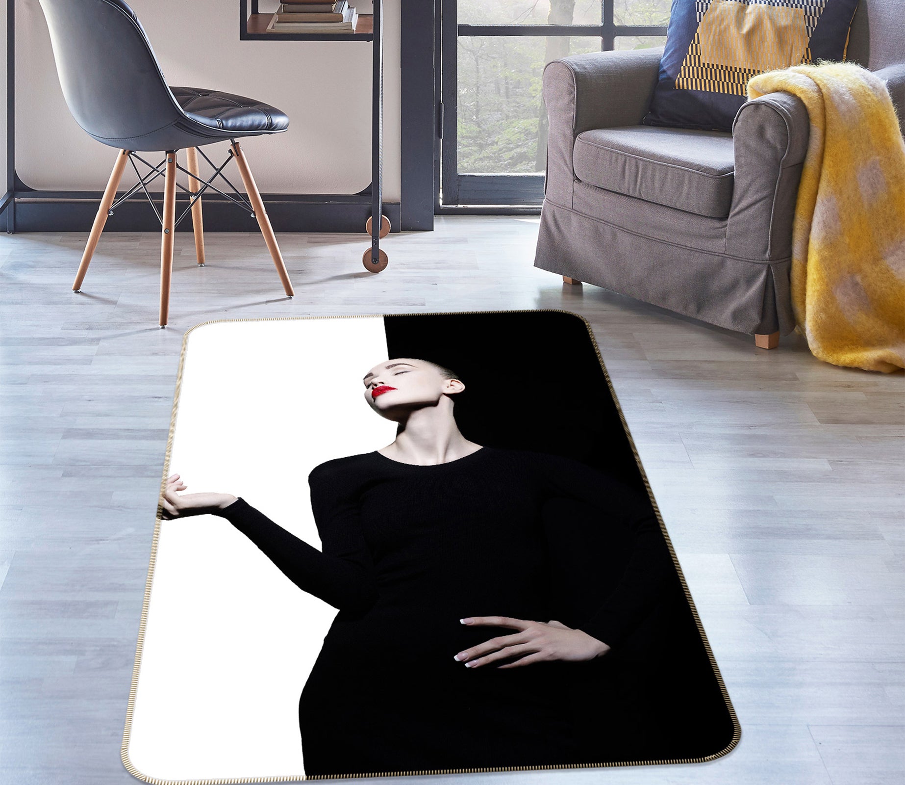 3D Woman 77259 Non Slip Rug Mat