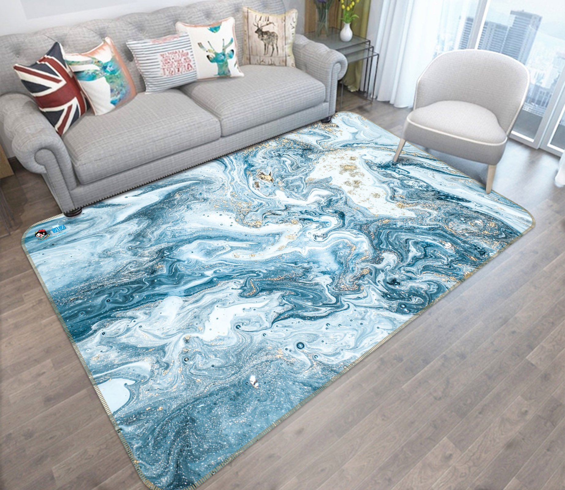 3D Abstract Painting 61 Non Slip Rug Mat Mat AJ Creativity Home 