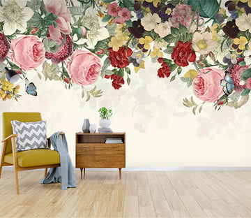 3D Bright Rose WC352 Wall Murals