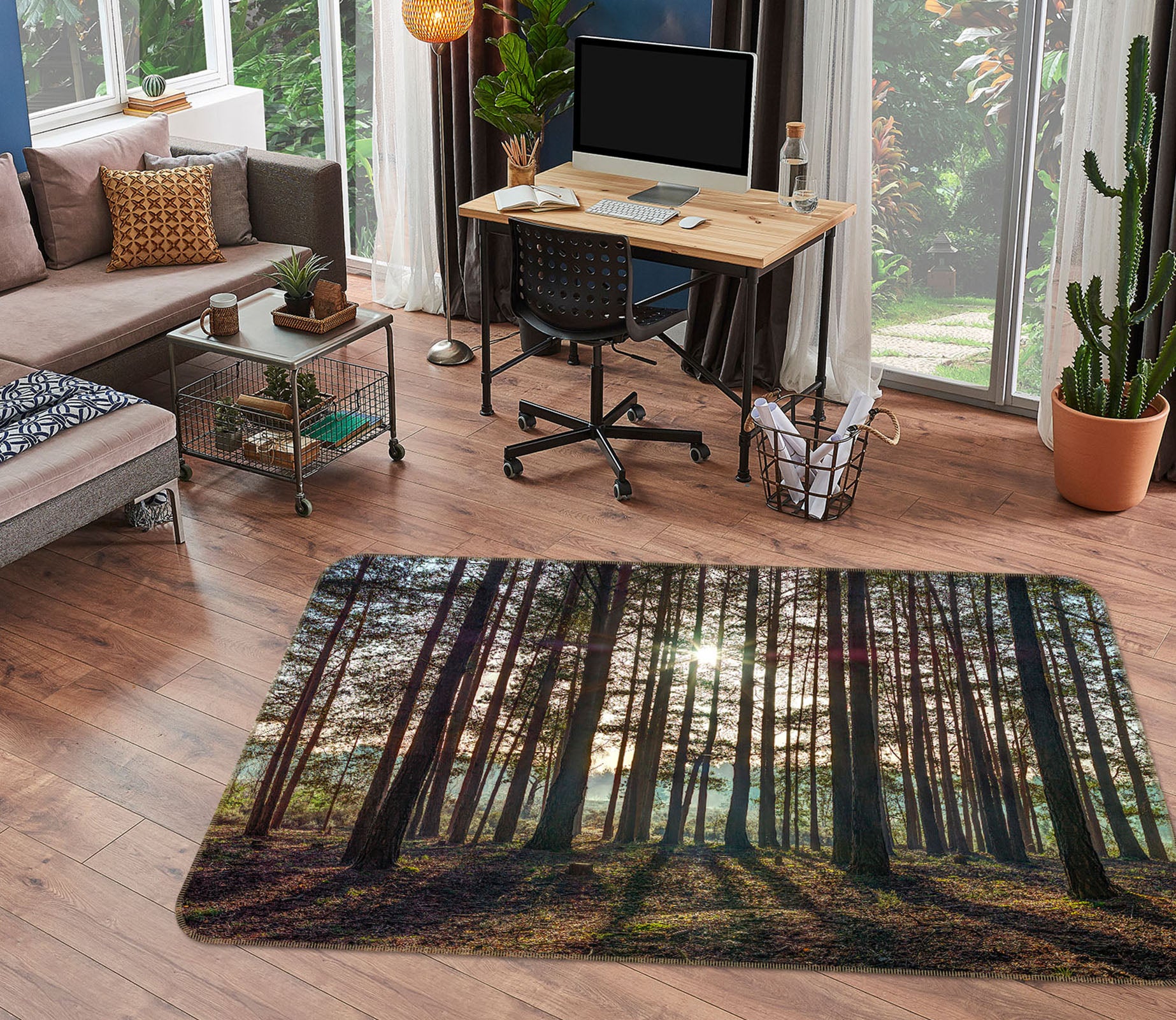 3D Forest 83246 Assaf Frank Rug Non Slip Rug Mat