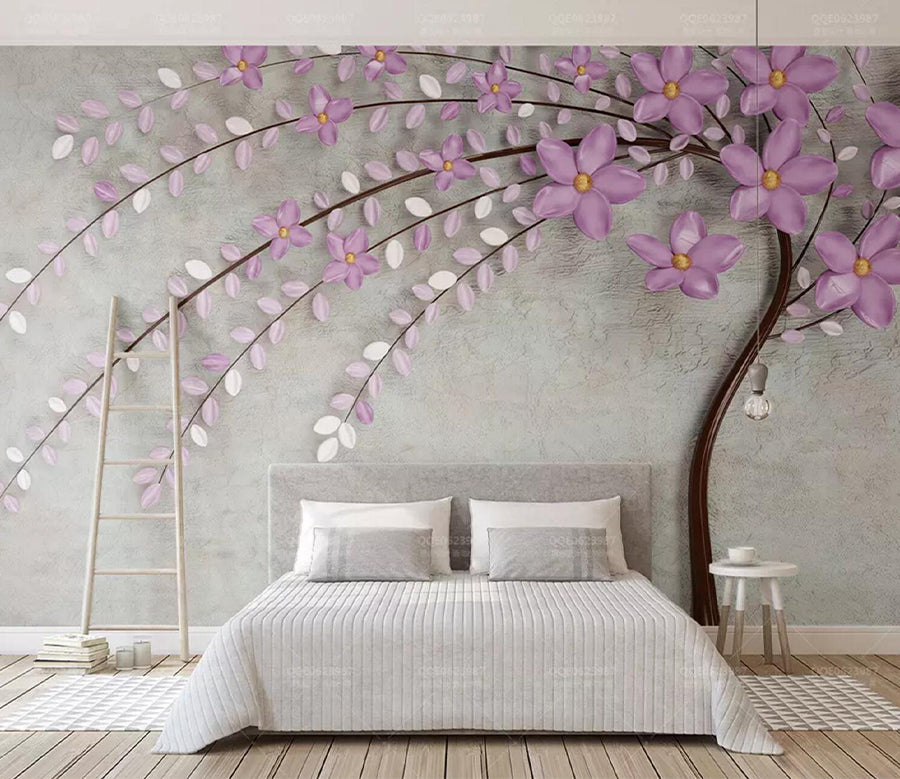 3D Plum Blossom WC529 Wall Murals