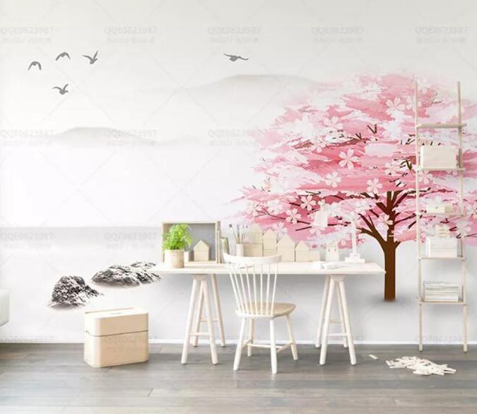 3D Misty Valley 1259 Wall Murals Wallpaper AJ Wallpaper 2 