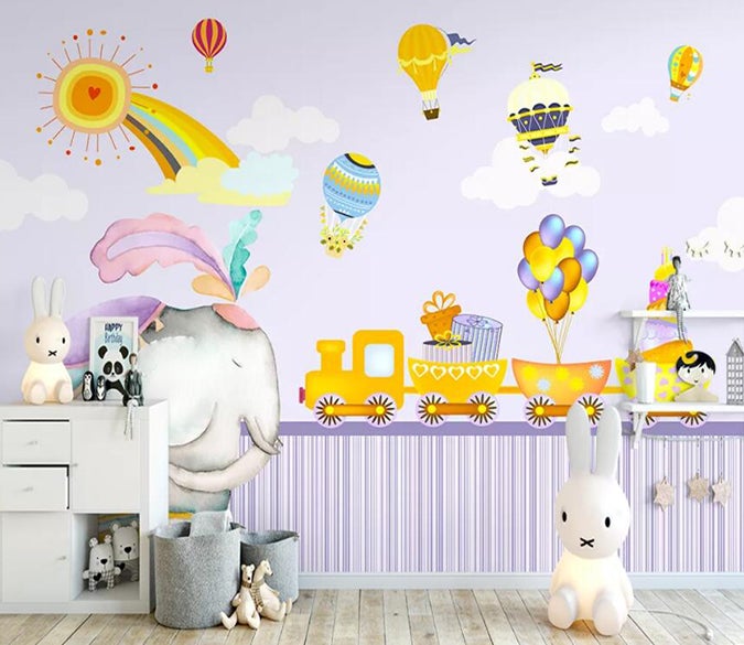 3D Painted balloon 740 Wall Murals Wallpaper AJ Wallpaper 2 