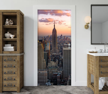 3D City Building 23164 Door Mural