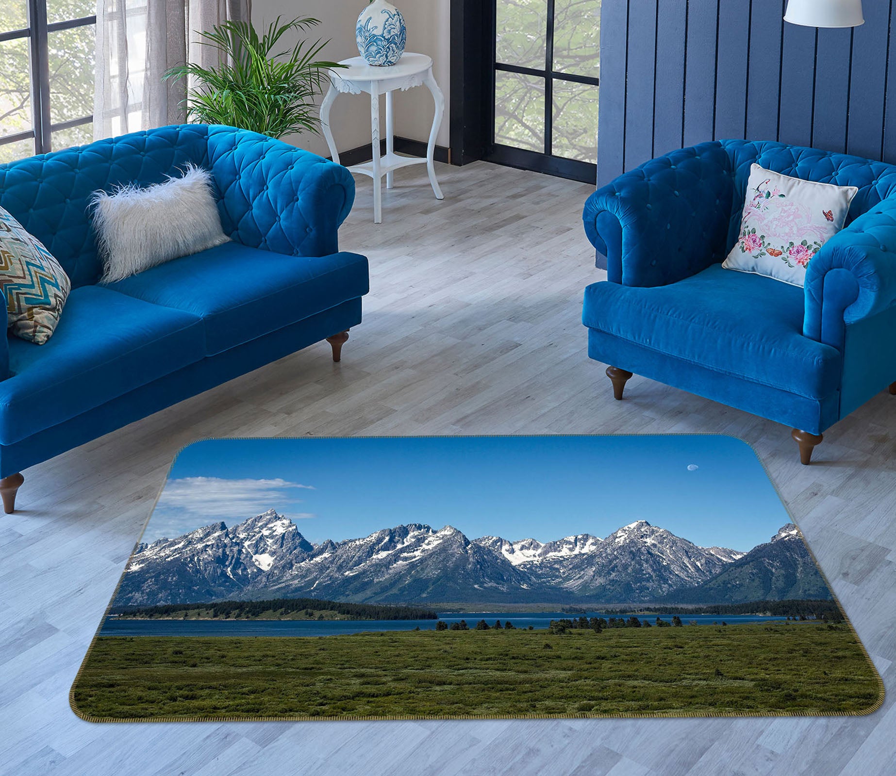 3D Grand Teton 84070 Kathy Barefield Rug Non Slip Rug Mat