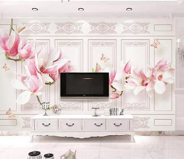 3D Pink Pear Flower 1157 Wall Murals Wallpaper AJ Wallpaper 2 