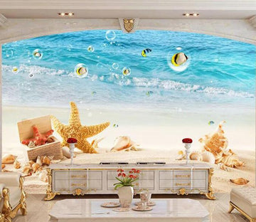 3D Sea Starfish 978 Wall Murals Wallpaper AJ Wallpaper 2 