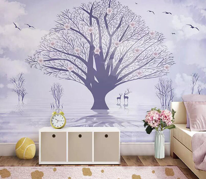 3D Sika Deer 940 Wall Murals Wallpaper AJ Wallpaper 2 