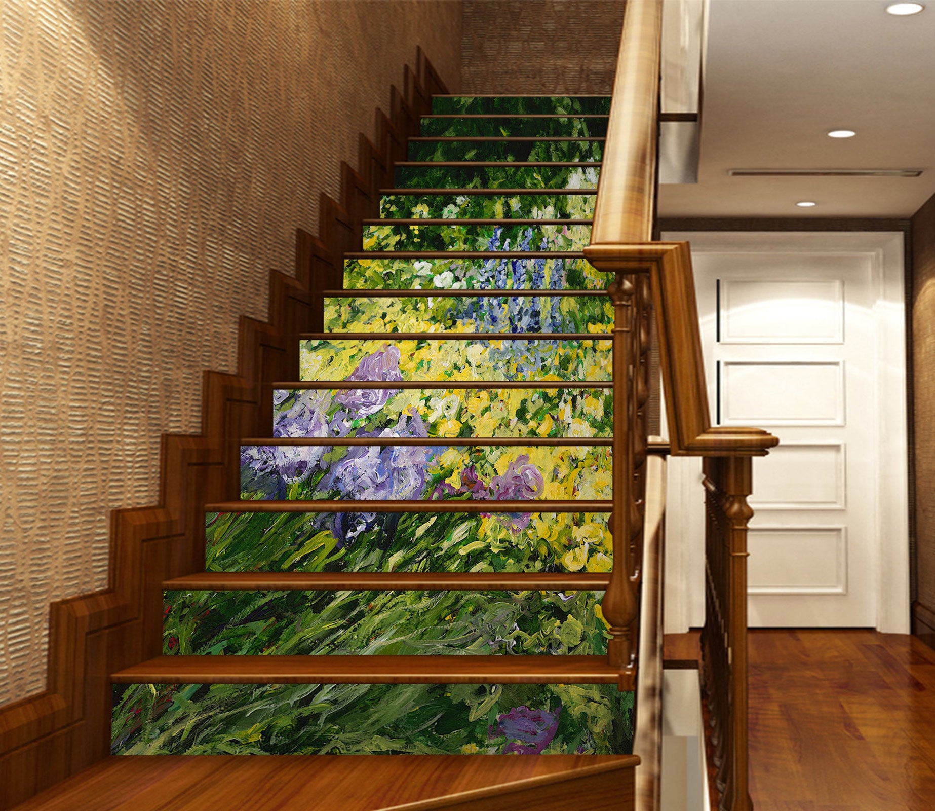 3D Bush Flower 89146 Allan P. Friedlander Stair Risers