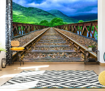 3D Forest Railway 2040 Wall Murals