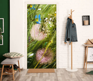 3D Green Grass 3197 Skromova Marina Door Mural