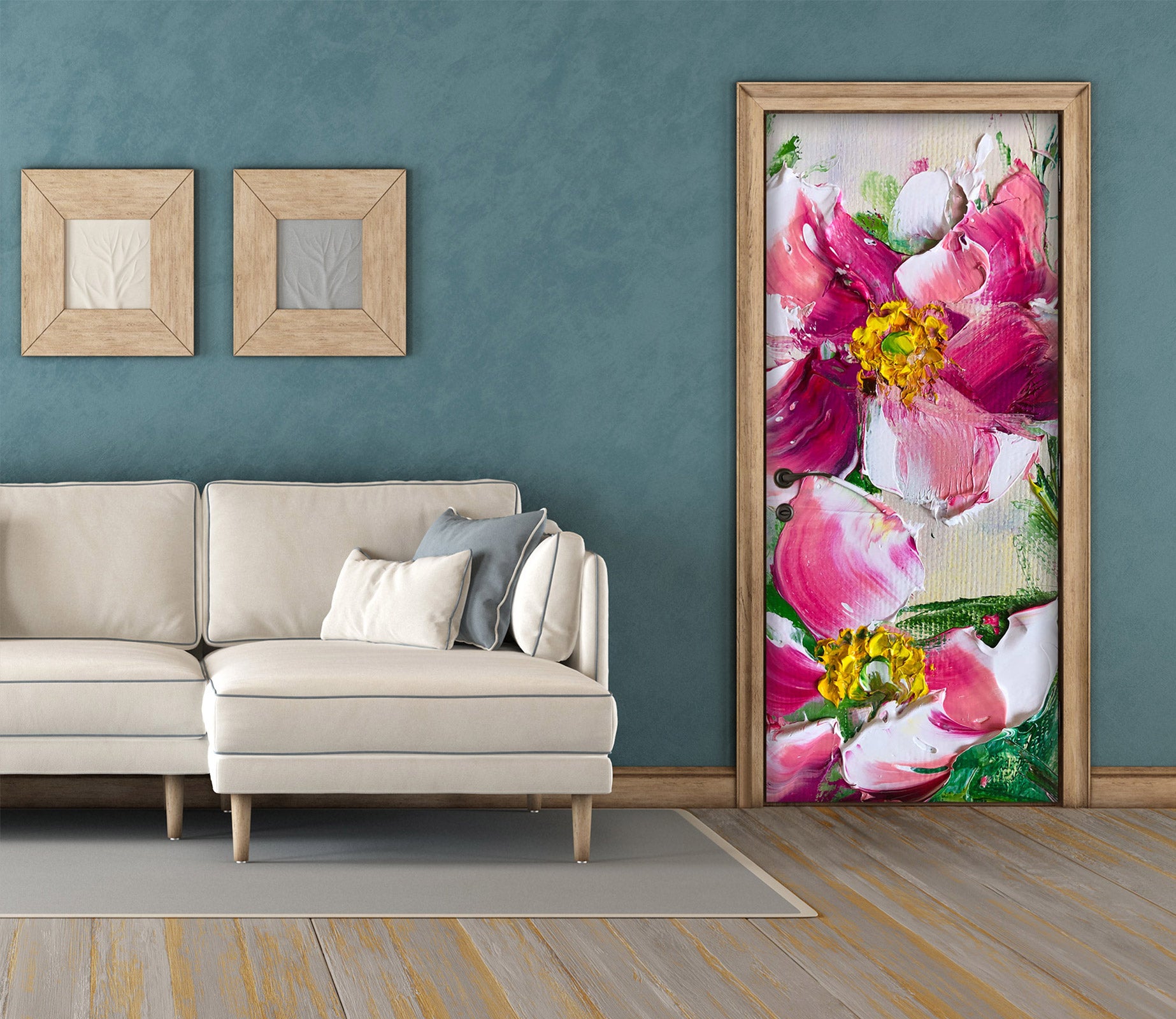 3D Flower Core 3155 Skromova Marina Door Mural