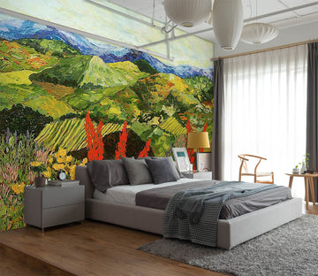 3D Green Valley 137 Allan P. Friedlander Wall Mural Wall Murals