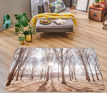 3D Sunny Forest 173 Assaf Frank Rug Non Slip Rug Mat