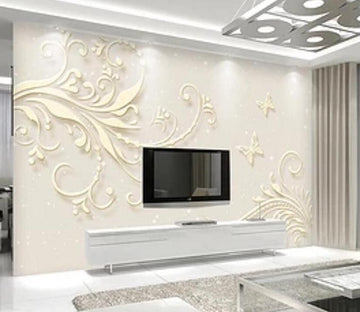 3D Carving Pattern 166 Wall Murals Wallpaper AJ Wallpaper 2 