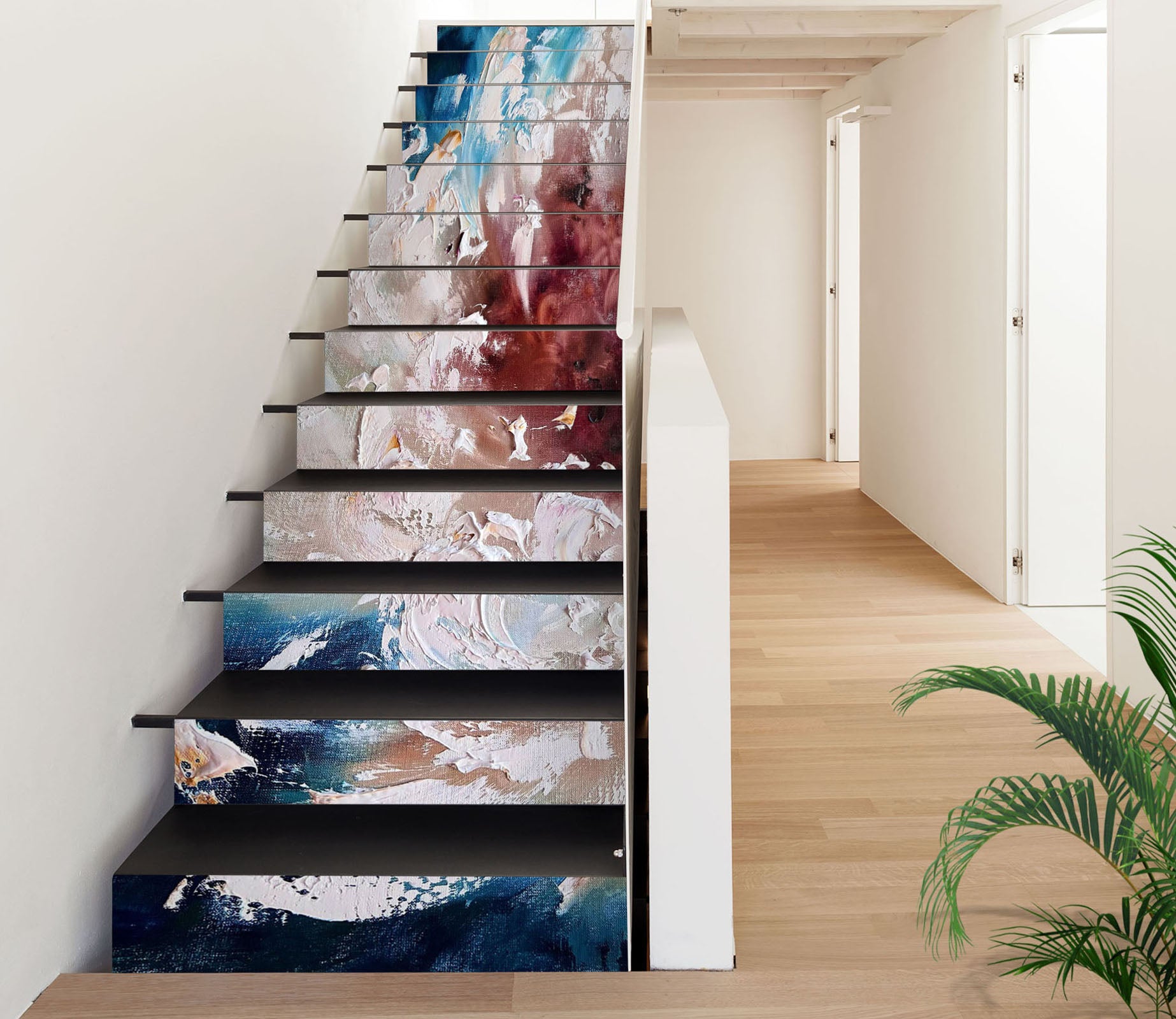 3D Pigment Painting 834 Skromova Marina Stair Risers