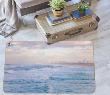 3D Sea Waves 6828 Assaf Frank Rug Non Slip Rug Mat