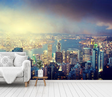 3D Night City 1478 Wall Murals Wallpaper AJ Wallpaper 2 