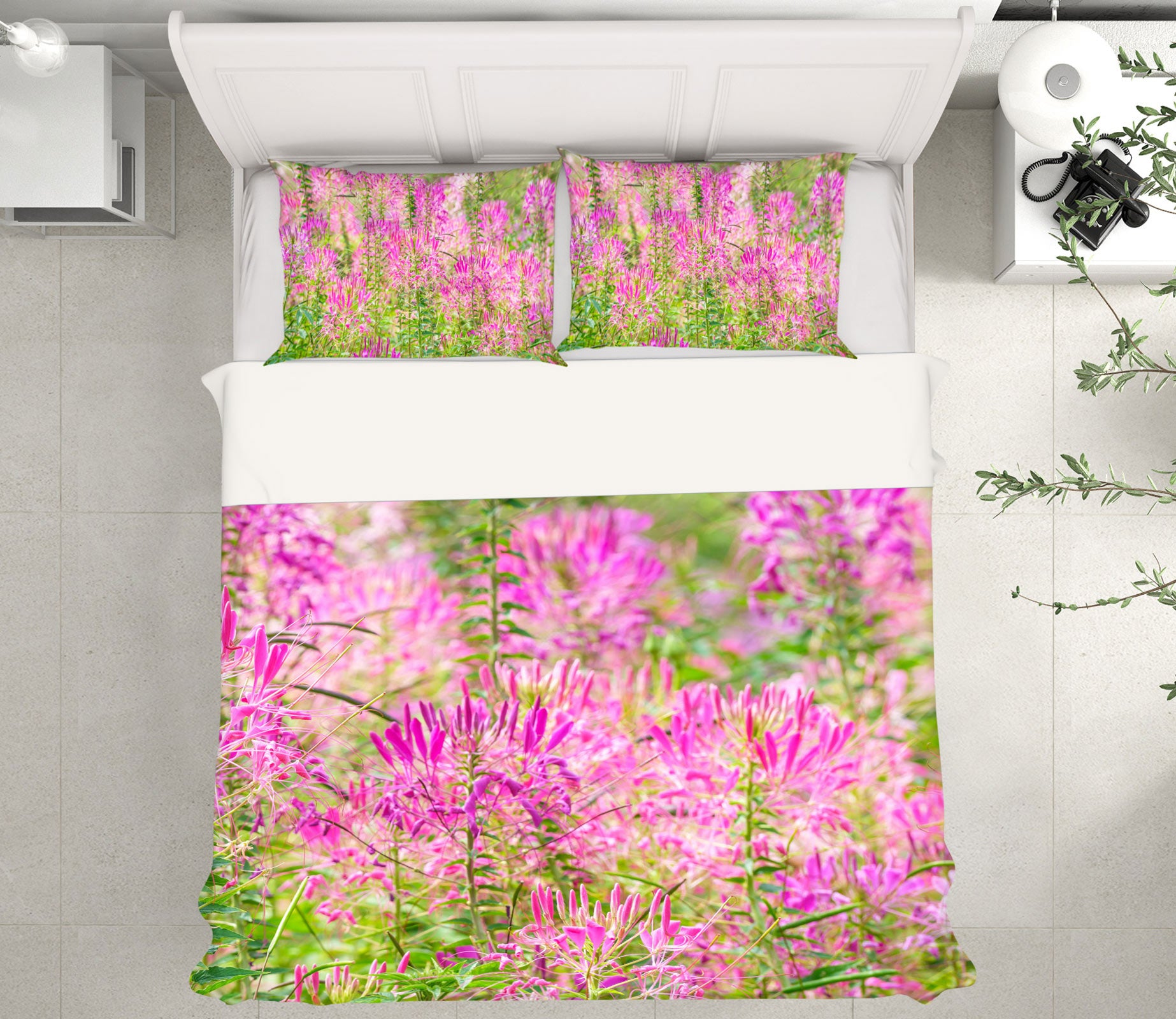 3D Pink Wildflowers 7009 Assaf Frank Bedding Bed Pillowcases Quilt Cover Duvet Cover