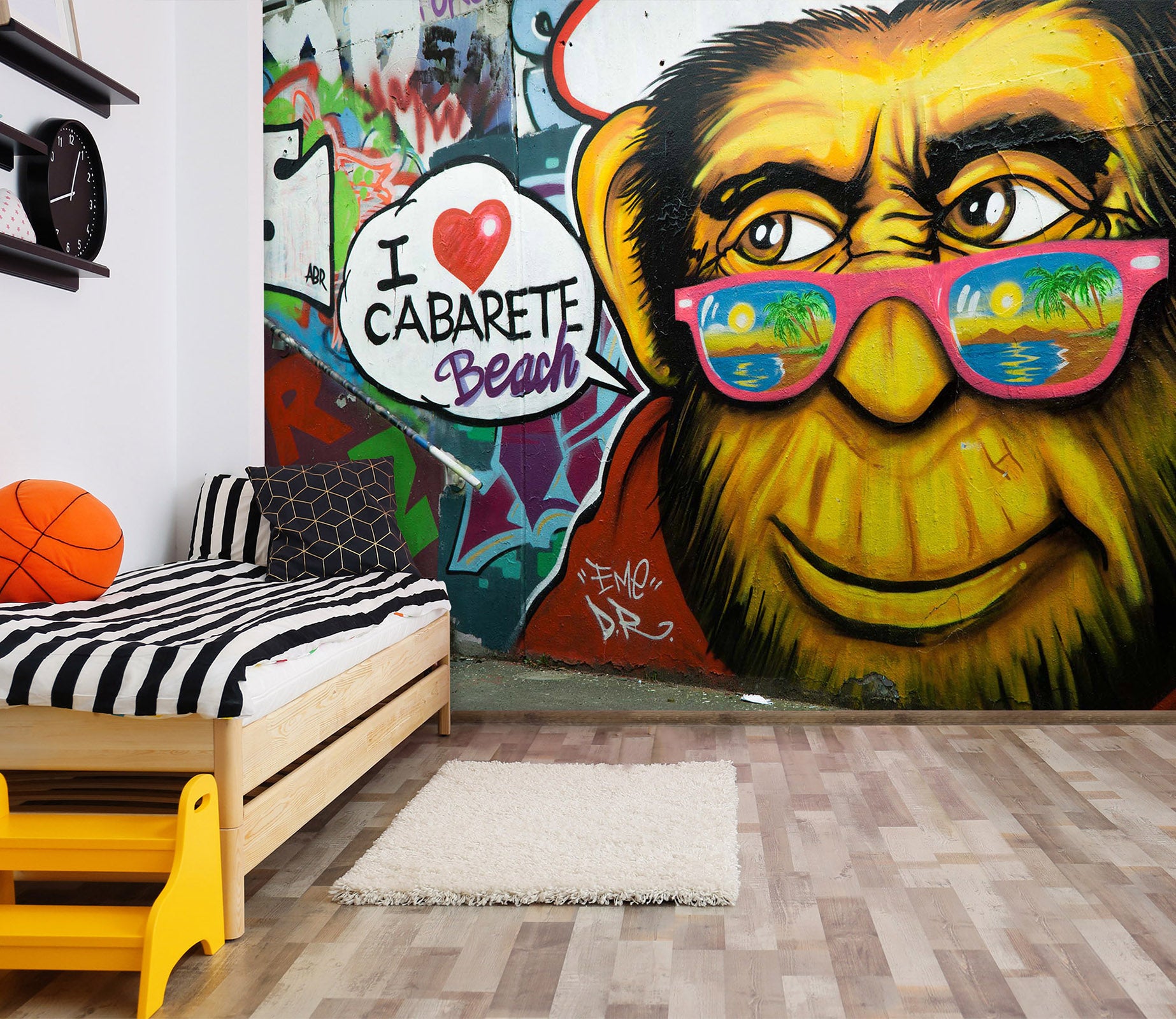 3D Color Graffiti 2034 Wall Murals