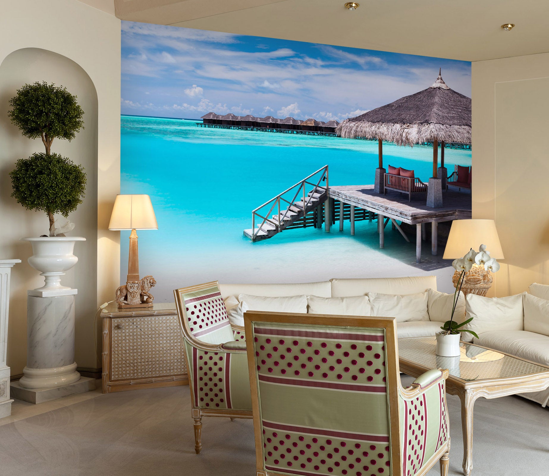 3D Sea Landscape 222 Wall Murals