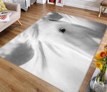 3D White Horse 1092 Marco Carmassi Rug Non Slip Rug Mat Mat AJ Creativity Home 