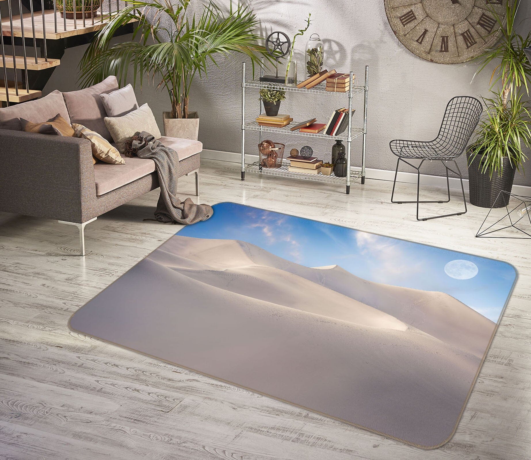 3D White Desert 1172 Marco Carmassi Rug Non Slip Rug Mat Mat AJ Creativity Home 