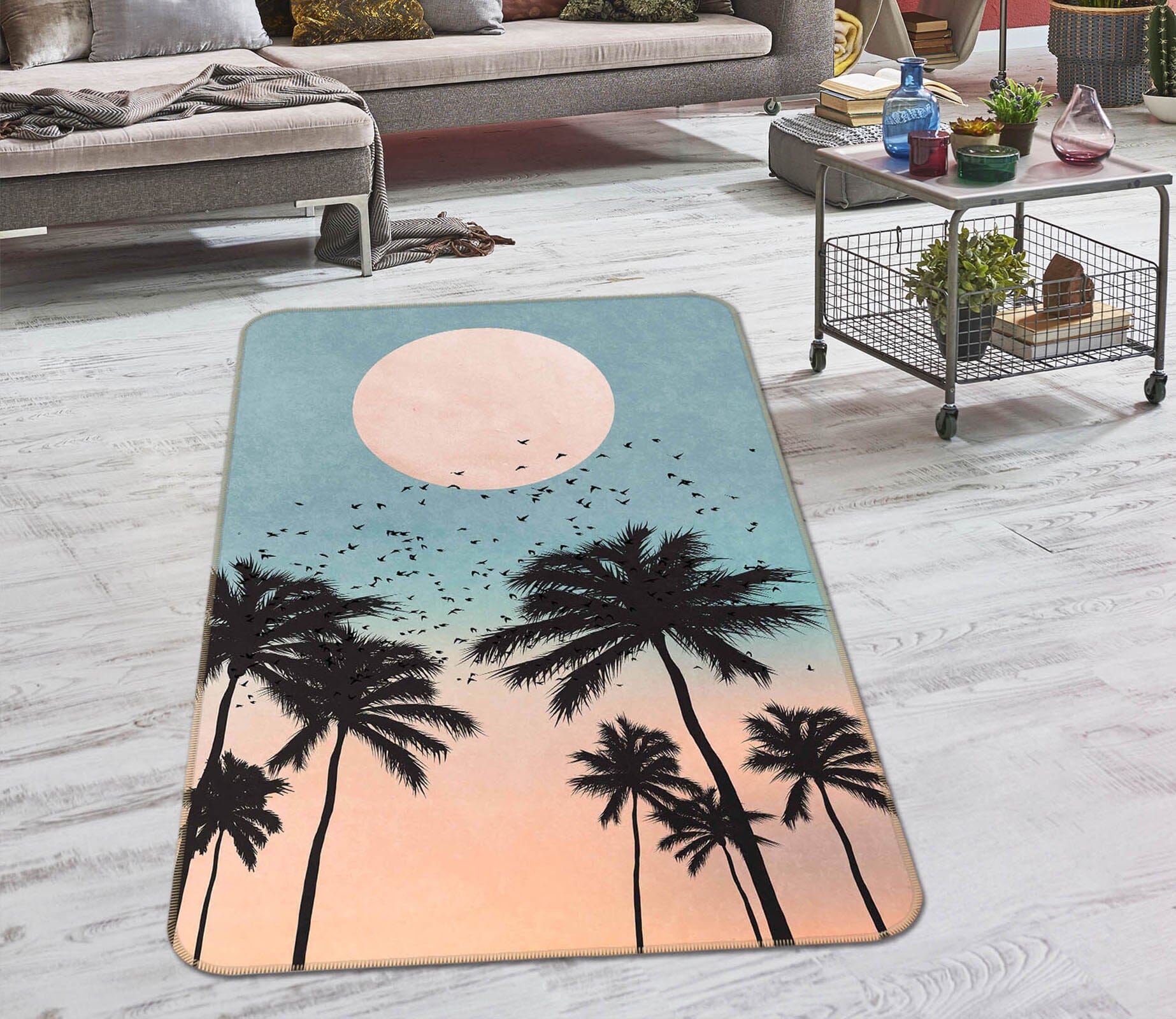 3D Sunrise 1014 Boris Draschoff Rug Non Slip Rug Mat Mat AJ Creativity Home 