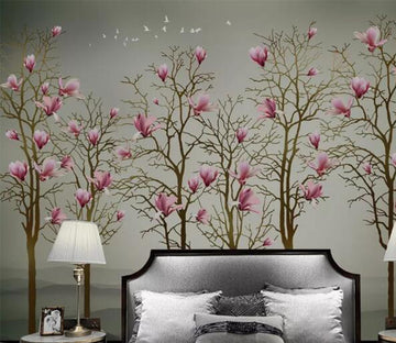 3D Plum Woods WC977 Wall Murals