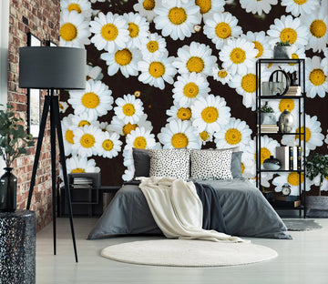 3D Chrysanthemum Pattern 58026 Wall Murals