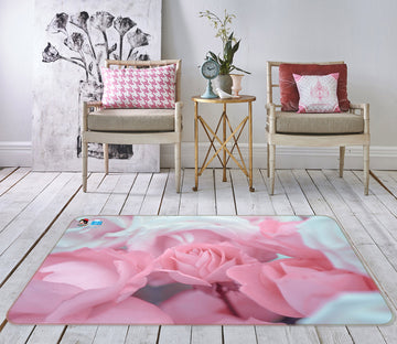 3D Beautiful Rose 6817 Assaf Frank Rug Non Slip Rug Mat