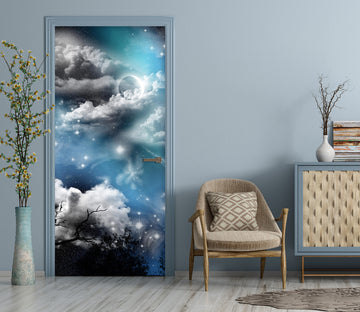 3D Clouds 24048 Door Mural