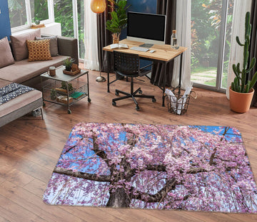 3D Cherry Blossom Tree 1069 Marco Carmassi Rug Non Slip Rug Mat Mat AJ Creativity Home 