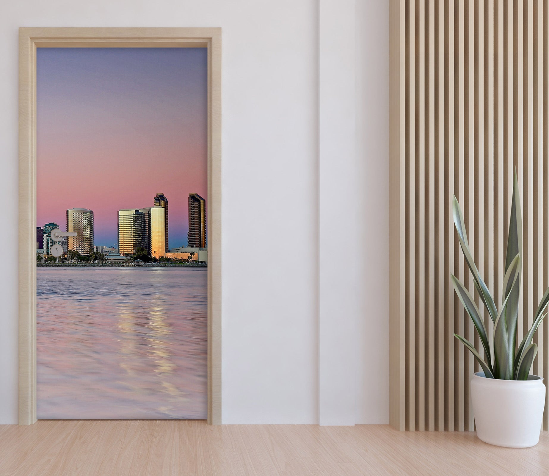 3D Building Harbor 110219 Kathy Barefield Door Mural