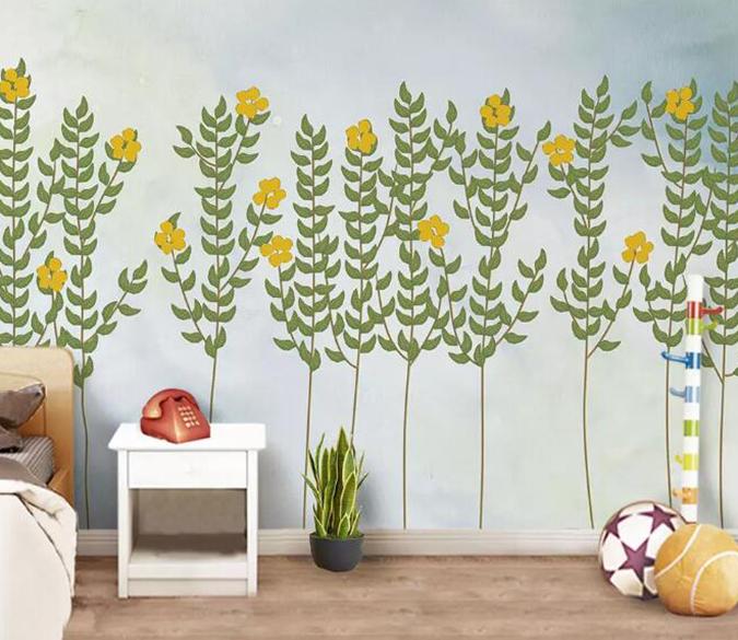 3D Green Tree 1317 Wall Murals Wallpaper AJ Wallpaper 2 