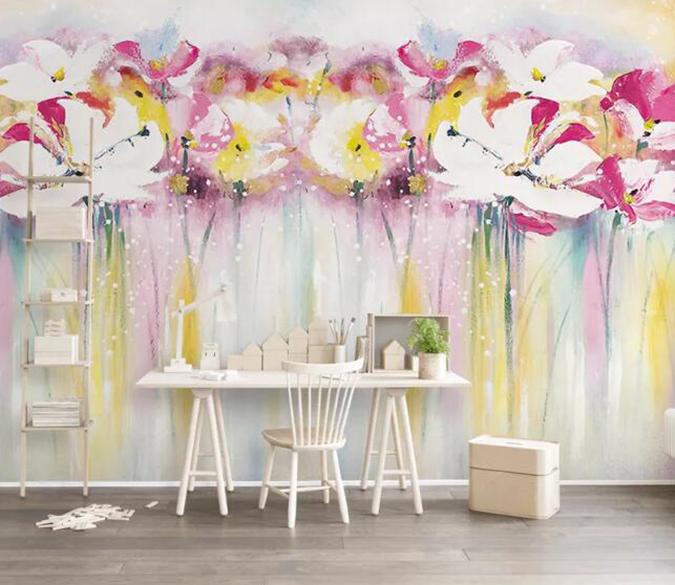 3D Flower Doodle 1225 Wall Murals Wallpaper AJ Wallpaper 2 