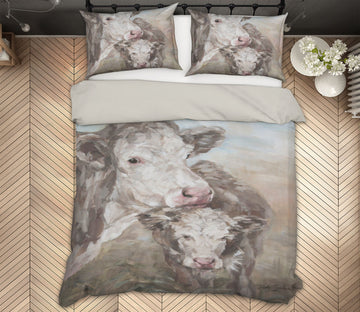 3D Cattle 2030 Debi Coules Bedding Bed Pillowcases Quilt