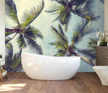 3D Coconut Tree 127 Wall Murals Wallpaper AJ Wallpaper 2 