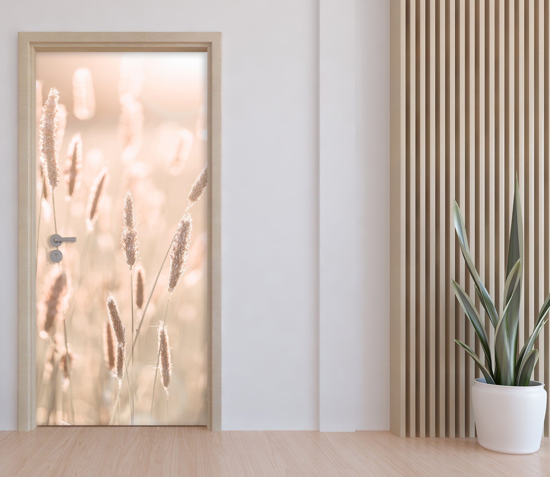 3D Autumn Grass 5077 Assaf Frank Door Mural