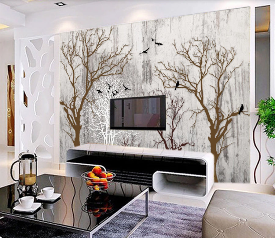 3D Dead Tree WC805 Wall Murals