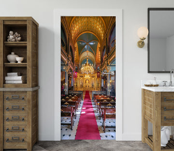 3D Church 22135 Door Mural