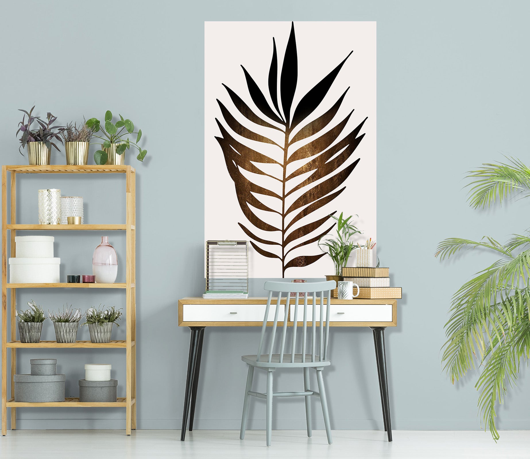 3D Black Feather 175 Boris Draschoff Wall Sticker