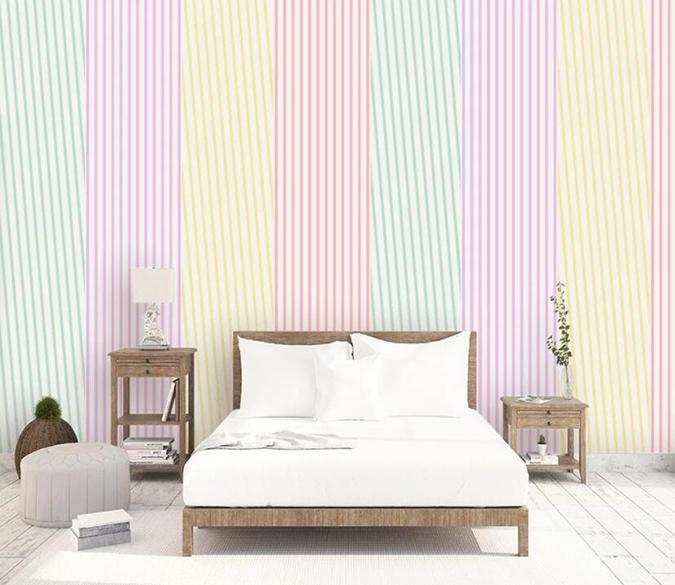 3D Color Stripe 286 Wall Murals Wallpaper AJ Wallpaper 2 