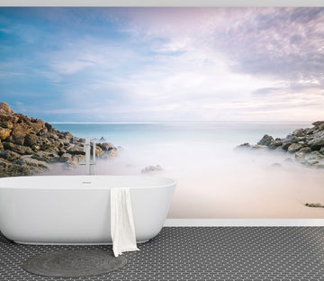 3D Beach White Clouds 135 Wall Murals Wallpaper AJ Wallpaper 2 