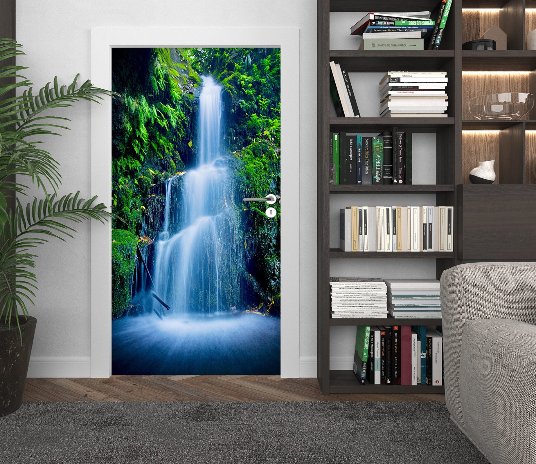 3D Waterfall 24084 Door Mural