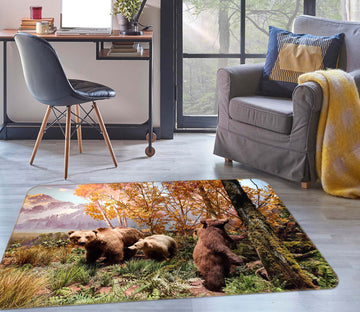 3D Tree Bear 68217 Animal Non Slip Rug Mat