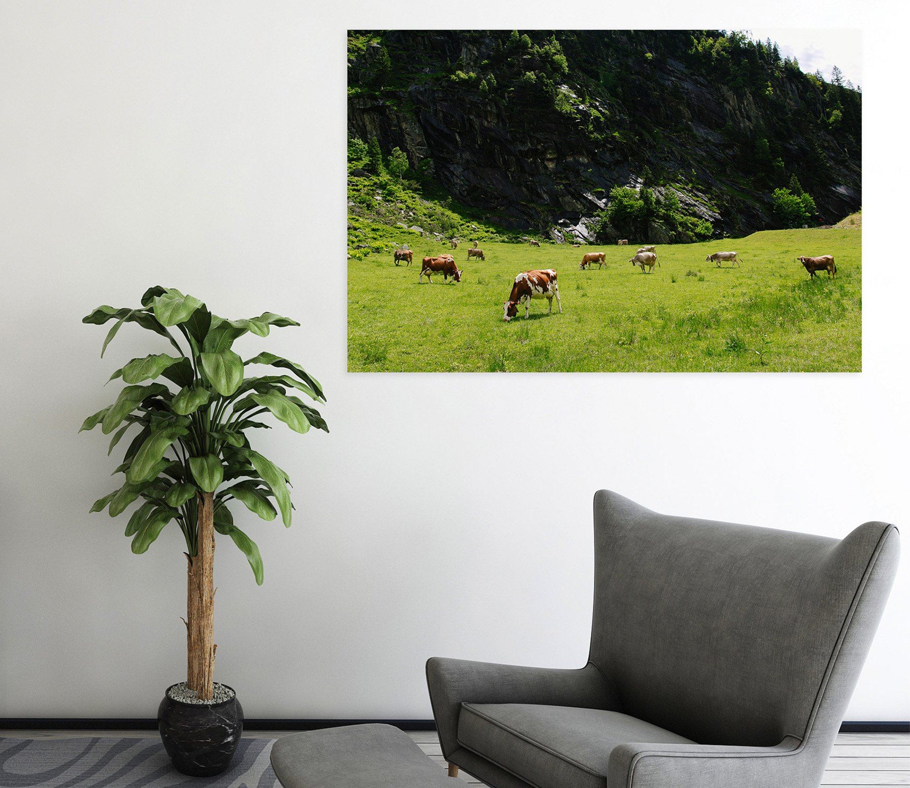 3D Horse Grassland 02 Animal Wall Stickers Wallpaper AJ Wallpaper 2 