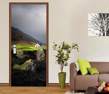 3D Mountains Cabin 11550 Marco Carmassi Door Mural