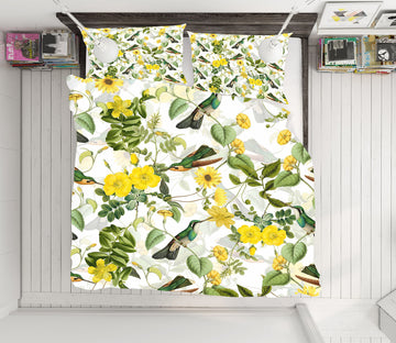 3D Sunflower Bird 173 Uta Naumann Bedding Bed Pillowcases Quilt