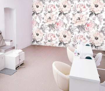 3D Pink Flowers 393 Wall Murals Wallpaper AJ Wallpaper 2 